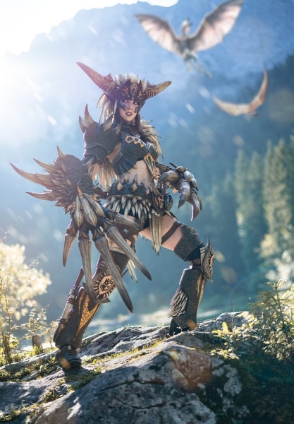 Улучшенный косплей на Monster Hunter Улучшенный косплей на Monster Hunter