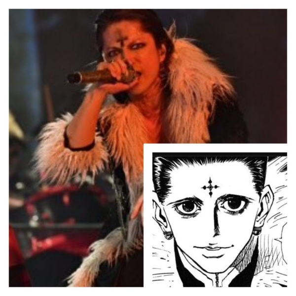 Японская рок-звезда выступает в косплее из Hunter X