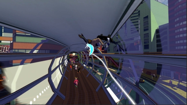 Авторы Bomb Rush Cyberfunk показали HYPERFUNK — 3D-платформер про трюки и граффити Авторы Bomb Rush Cyberfunk показали HYPERFUNK — 3D-платформер про трюки и граффити