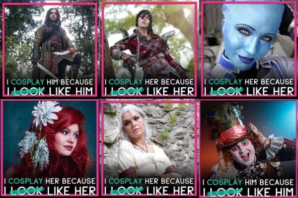 Косплей не должен выглядеть в точности, как персонаж